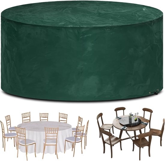 VidaXL Tuinmeubelhoes eilandlounge 10 oogjes rond 236x67 cm kopen? Vergelijk de beste prijs op
