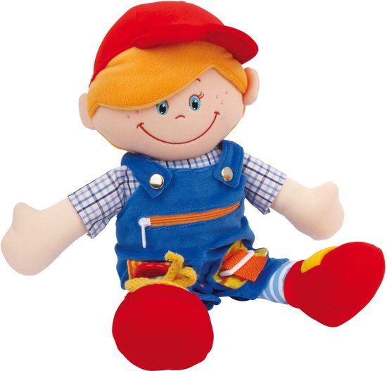 Legler Dolls Poupées en tissu avec fonction d'apprentissage, lot de 2