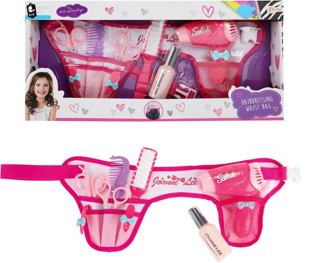 Kappersset Roze — afbeelding 3