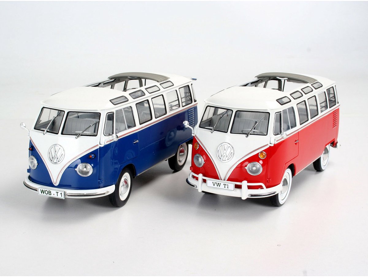 Revell Modelbouwpakket Auto - 07399 Volkswagen VW T1 Samba Bus Plastic - 1:24 - Modelbouw — afbeelding 10