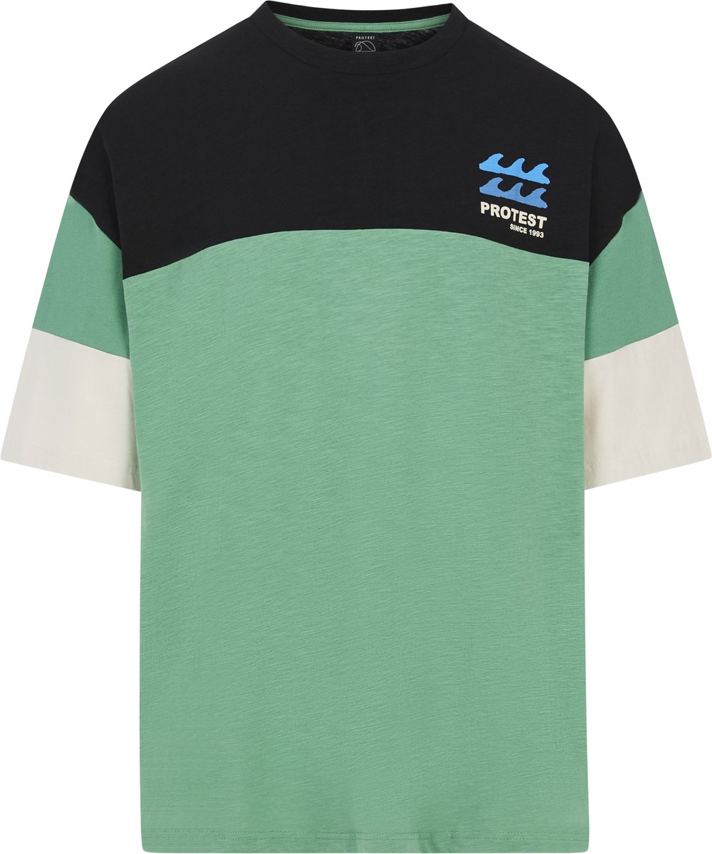 Protest Prtduel – T shirt Heren – Korte mouwen – Ronde hals – Relaxed fit Grape Melee