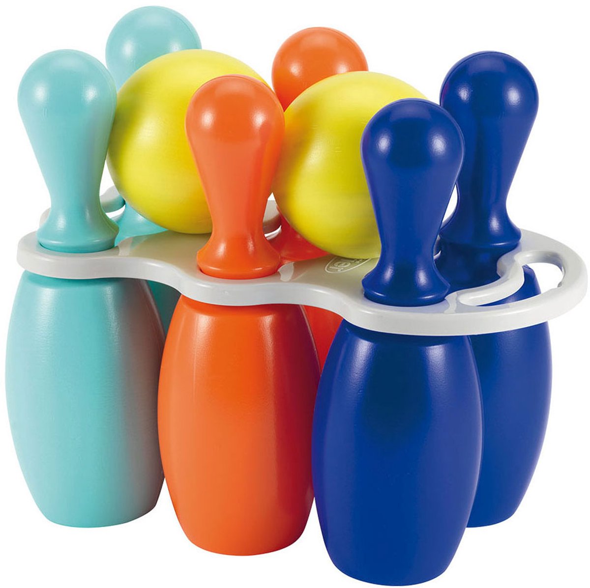Ecoiffier Bowlingset met 2 Ballen. 8dlg.