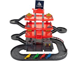 Grote Parkeergarage met 4 Verdiepingen en Auto's