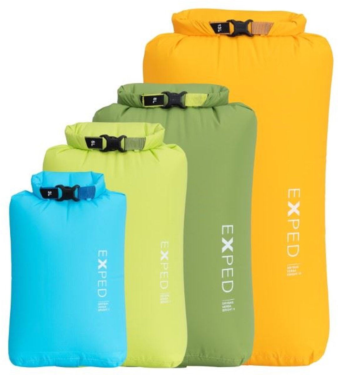 Drybag Versa Bright Set (3 5 8 13) Opbergzak Assorti