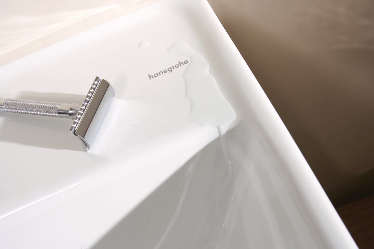 hansgrohe Xanuia Q wastafel, met kraangat, zonder overloop, 450x340mm, wit, 60230450
