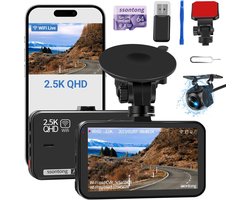 Dashcam voor Auto - Dual - Camerabewaking - Full HD - Zwart
