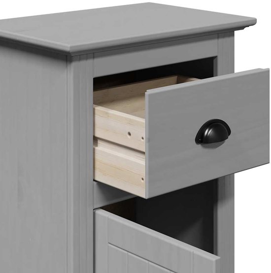 Badkamerkast Bruin 35x30x159 cm in massief grenenhout