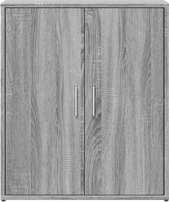 Buffet vidaXL - Commodes - Armoire de rangement - Armoire murale - Buffet 60 x 31 x 70 cm Bois traité Gris Sonoma