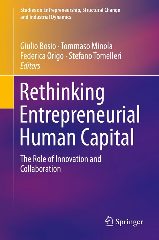 Rethinking Entrepreneurial Human Capital - cover