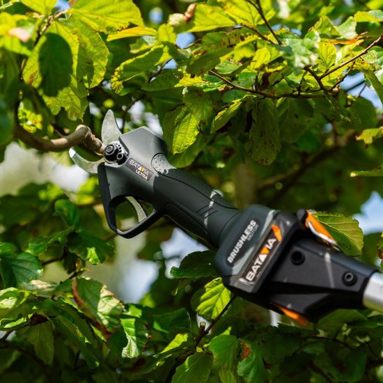 Batavia Accu 18V Nexxcut Brushless Takkenschaar 30mm- Excl. Accu en Oplader - Elektrische Snoeischaar - Bloemenschaar - Tuinschaar - Boomschaar - Ingebouwde veiligheidsschakelaar - stopt bij aanraking met vingers - Ultra van Merkloos	 — afbeelding 4