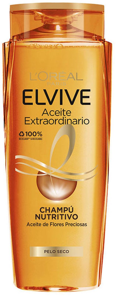 L'Oréal Paris - Intens Voedende Shampoo Elvive Extraordinary Oil 700 ml