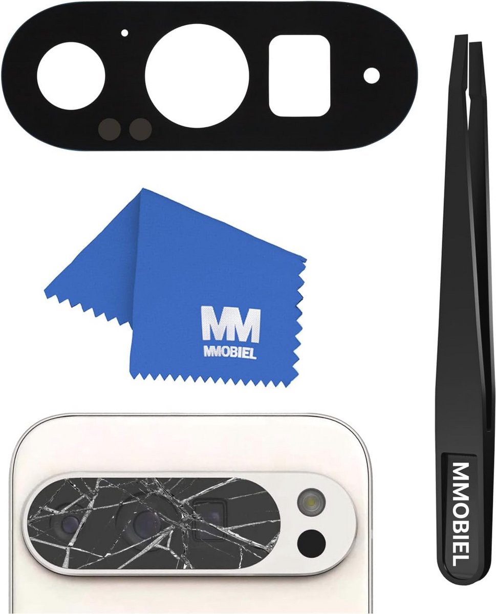 Back Camera Glas Lens voor Smartphone - Inclusief Dubbelzijdige Tape, Pincet en Schoonmaakdoekje