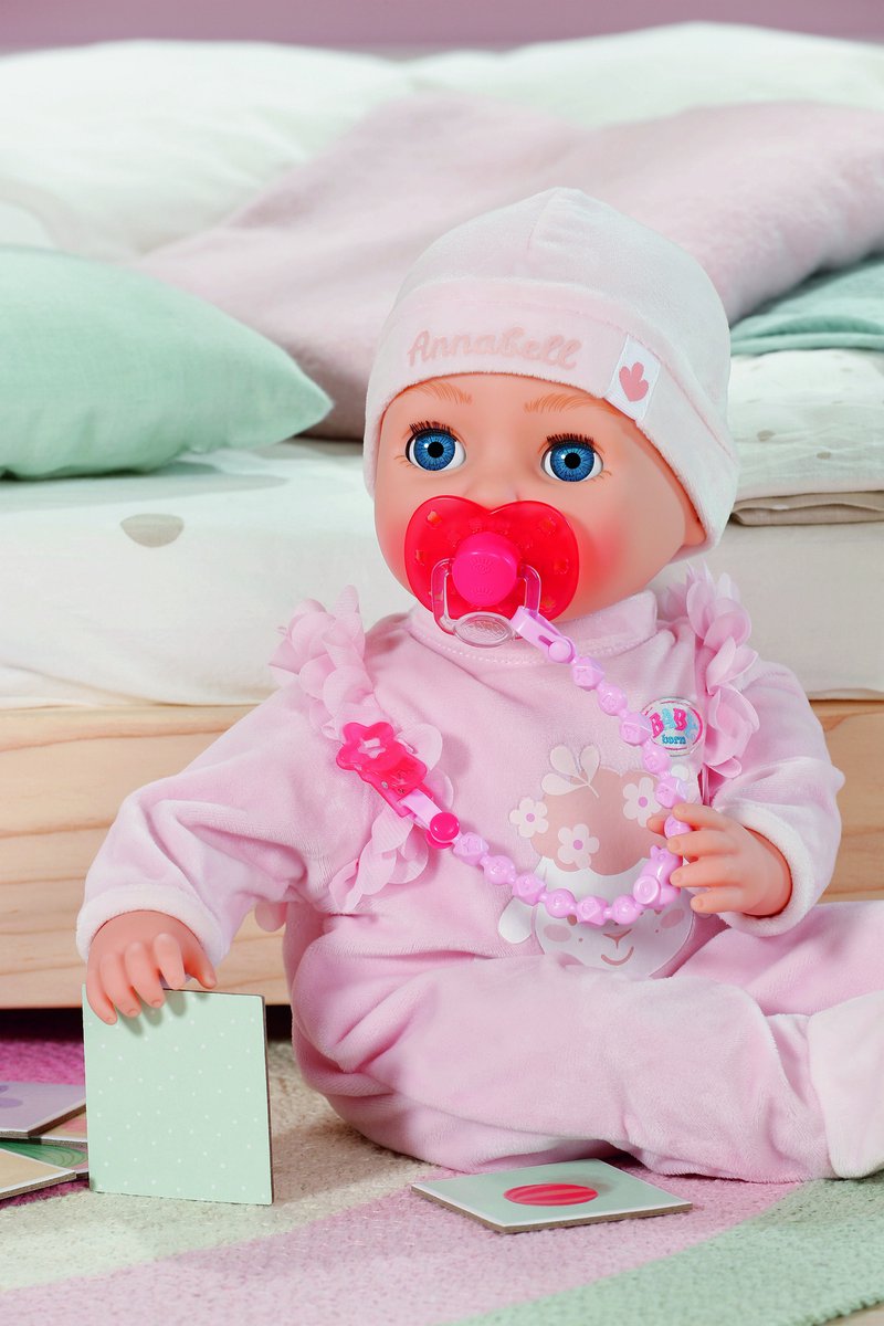 BABY born speen met clip poppenaccessoire - Assorti. — afbeelding 4