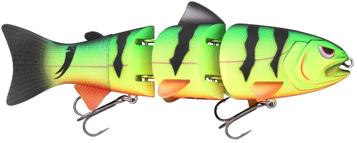 Spro Swimbait Slow Sink 8 inch UV Firetiger