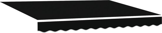 vidaXL - Store banne automatique pliable - Zwart - 300 x 250 cm, - - Store banne - Toile de rechange - pour - 3 x 2,5 m - Cadre - Zwart
