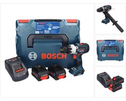 Bosch Professional GSB 18V-150 C Schroefklopboormachine - BITURBO - Met 2x 18 V accu's (8.0 Ah) en lader - in L-Boxx