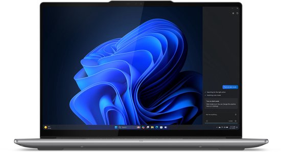 Lenovo Yoga Pro 7 14IAH10 Intel Core Ultra 7 255H Laptop 36,8 cm (14.5") Touchscreen 3K 32 GB LPDDR5x-SDRAM 1 TB SSD Wi-Fi 7 (802.11be) Windows 11 Home Engels Grijs