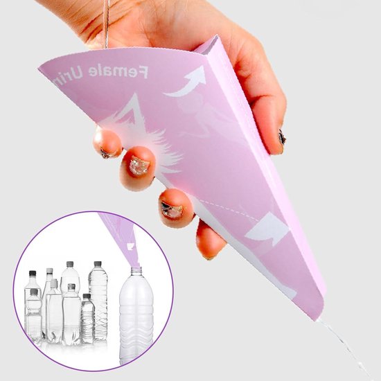 Trukafie Urinella voor dames, 2 stuks, roze hulp voor vrouwen