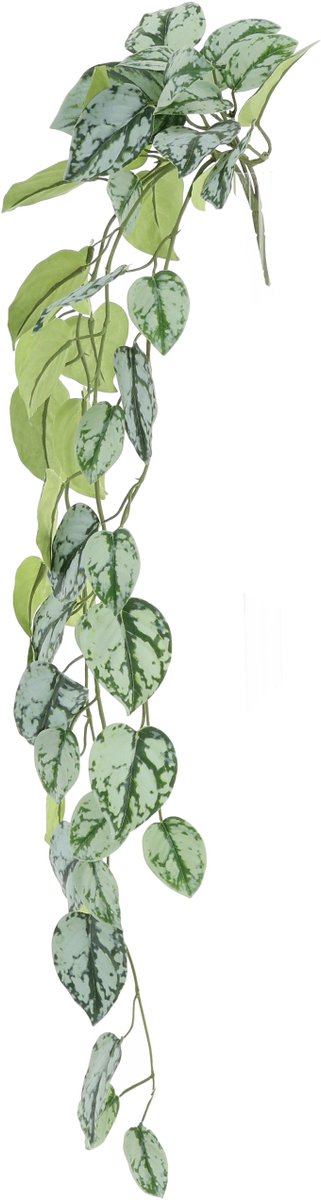 maxifleur Kunstplanten Scindapsus Pictus FR Kunsthanger 85cm Groen