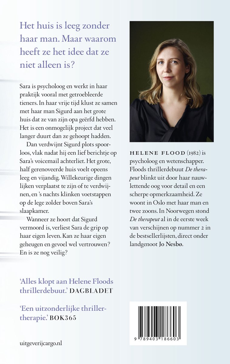 De therapeut - back cover