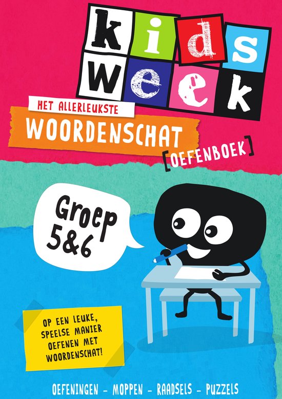 Het allerleukste woordenschat oefenboek - Kidsweek in de kla ... - cover