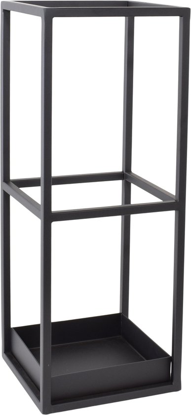 LOFT42 Stormy Paraplubak Zwart - Metaal – 53x20x20