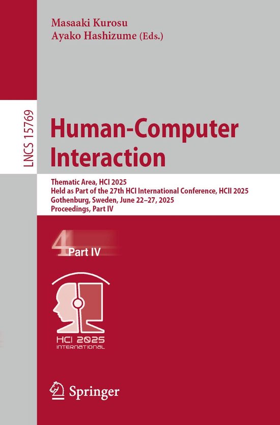 Springer Nature Proceedings Computer Science 4 - Human-Compu ... - cover