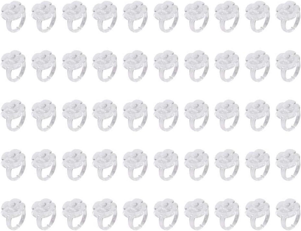 Nail Chart Ring Bloem Manicure Valse Tip Polish Gel Kleur Display Tool - 50 Stks/set (# 2)