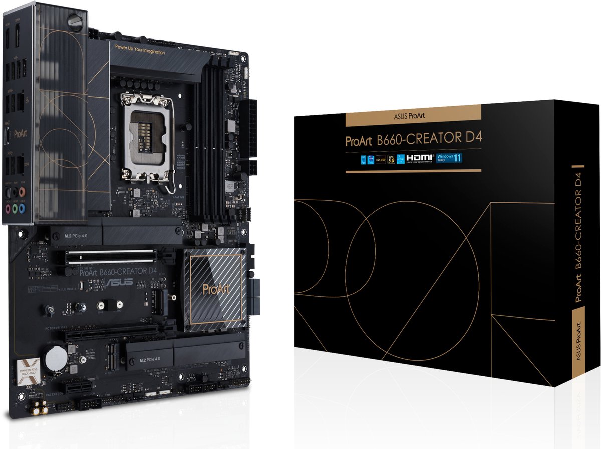 Asus PROART B660-CREATOR D4 - Moederbord - ATX - LGA1700