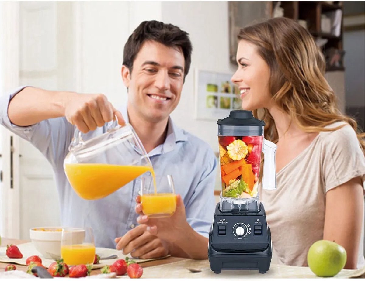 Koopiez Mix Mini Pro - Keuken Mixer - Mini - Smoothie Blender - Baby Food - MilikShake - 1800W - Zwart – foto 3