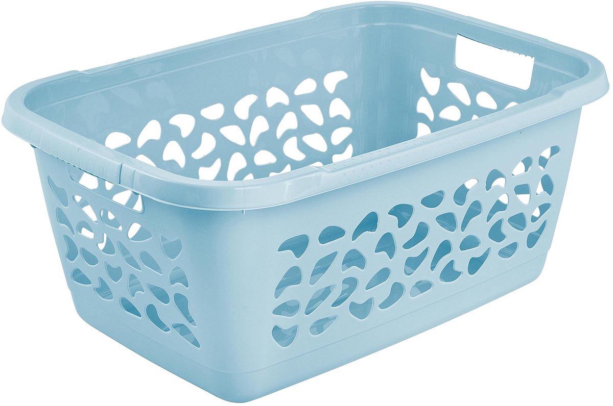 wasmand, luchtdoorlatend decor, 52 l, Jost, Nordic Blue