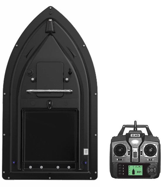 GPS Voerboot met 16 Geheugenpunten - 500M Bereik - 2KG Laadvermogen - LCD Afstandsbediening Baitboot– Nachtverlichting - 10000mAh - Inclusief Draagtas — afbeelding 3