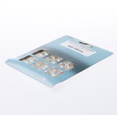 Deltafix - Zelfklevende stootdopjes transparant - Beschermend en anti-slip - 8 stuks - 18x18x6mm