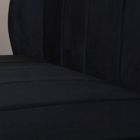 Banc de salle à manger 160cm Banc Sally en velours noir