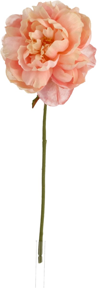 maxifleur Kunstplanten Pioen Kunstbloem 38cm Zalm Roze