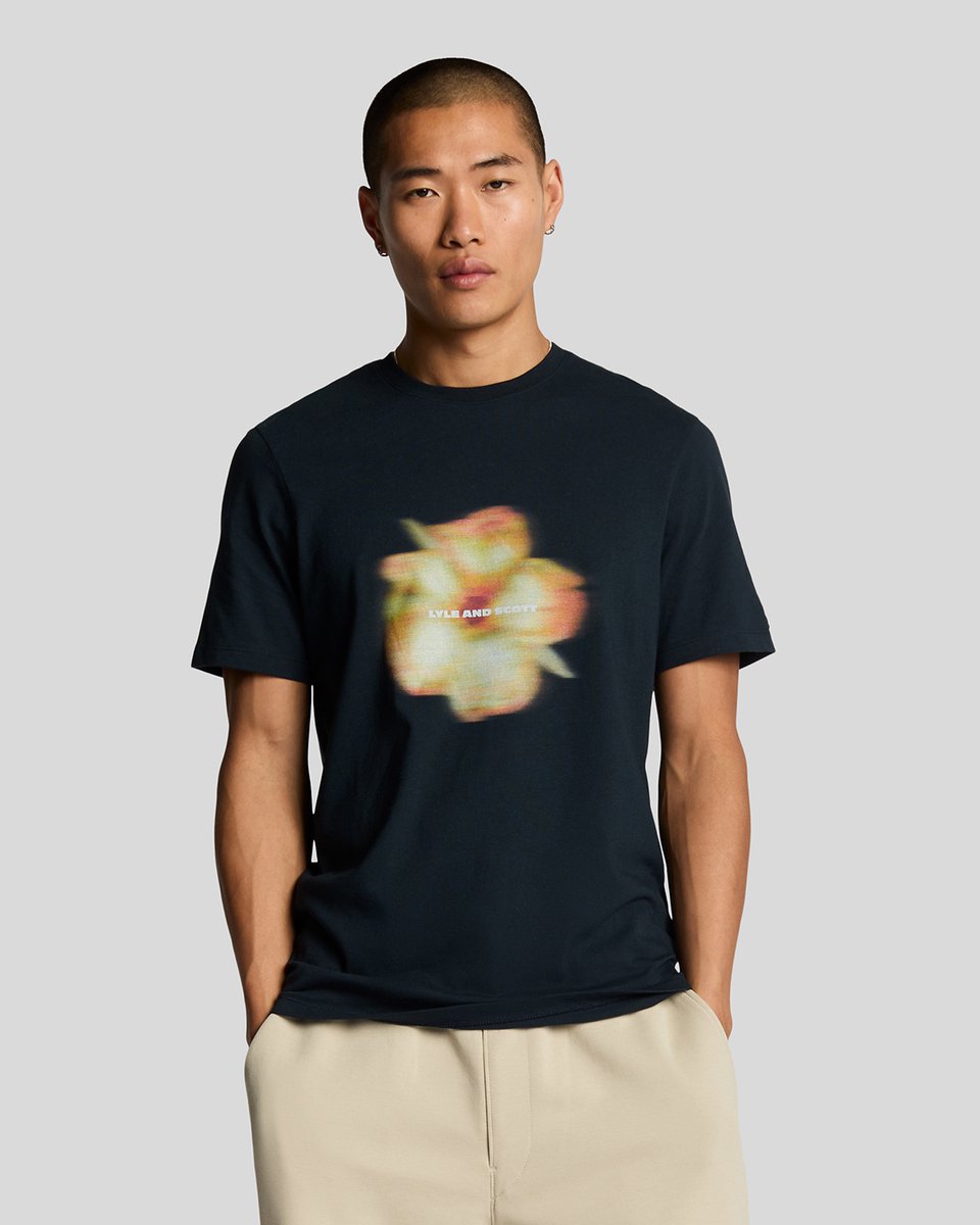 Lyle & Scott - T-shirt - Maat XL - Mannen - MARINE -