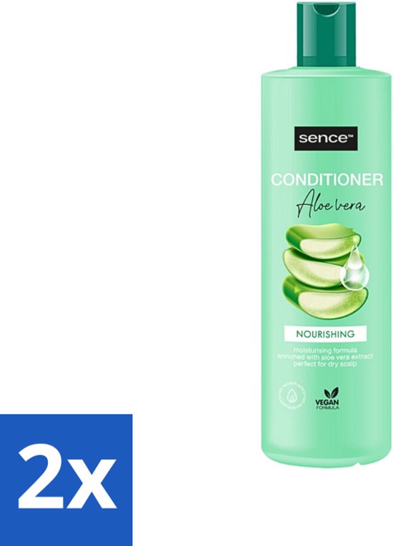 Sence - Aloë Vera - Shampoo - Verzachtend - 400 ml - Voordeelverpakking - 2 stuks