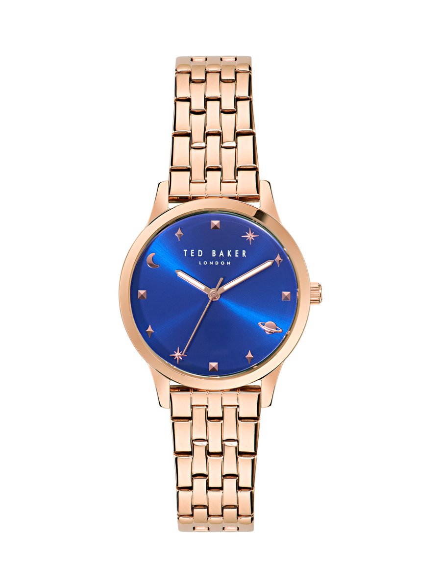Ted Baker Fitzrovia Fashion Kwarts Analoog Horloge Roségouden Toon Case: 100% Roestvrij Staal | Armband: 100% Roestvrij Staal 34 mm BKPFZS404W0, BKPFZS405W0
