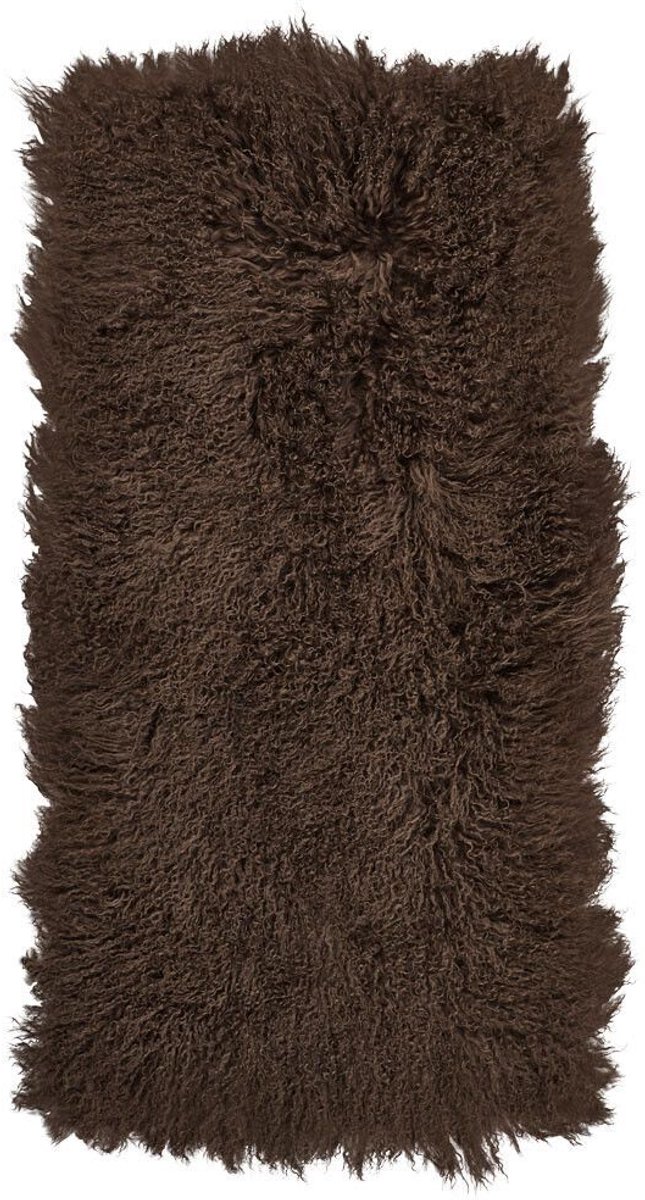 Sheepskin House - Plaid van Curly Schapenvacht - Tibet - 60x120 cm