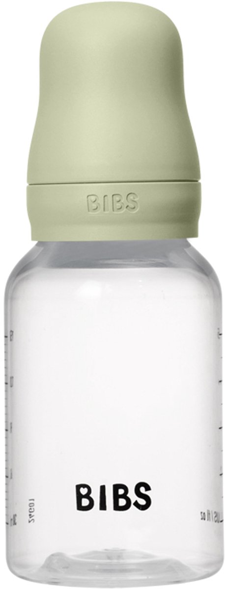 Bibs Fles - Slow Flow - 150 ml - Latex - Sage van Merkloos — afbeelding 3