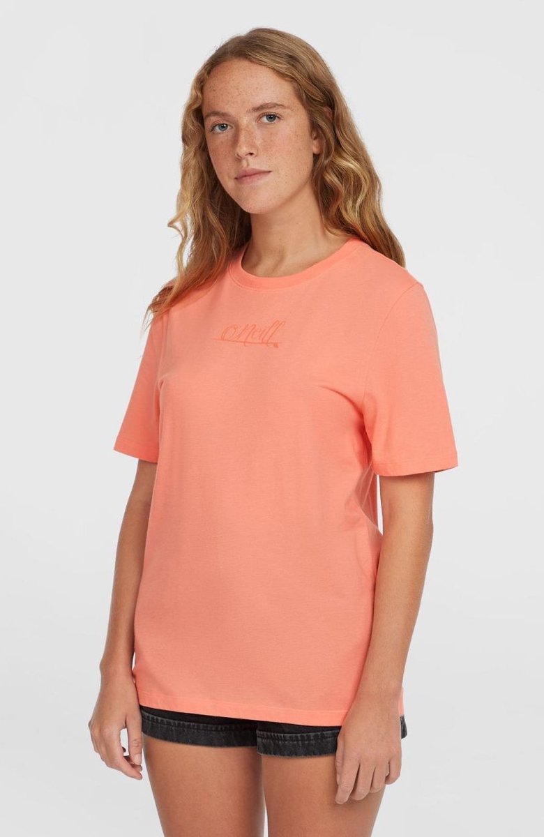 O´neill Essentials Script T-shirt Met Korte Mouwen M Vrouw Roze