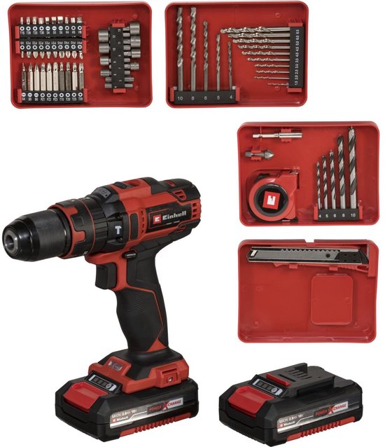 Taladro de Impacto Inalámbrico TE-CD 18/2 Li-i 64 (2x2,0 Ah