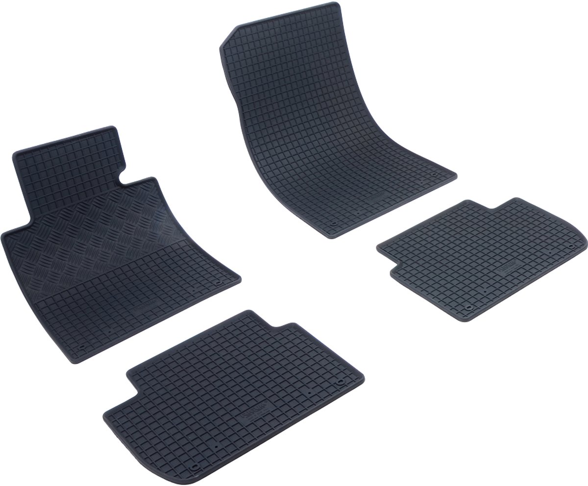 Automatten voor BMW 3-serie E46 (1998-2005), Sedan en Touring - 4-delig - Rubber