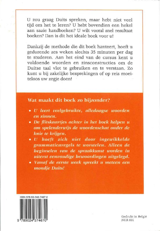 Snel en vlot Duits leren spreken en begrijpen