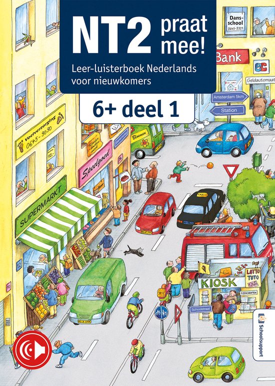 NT2, praat mee! - Leer-luisterboek 6+, deel 1
