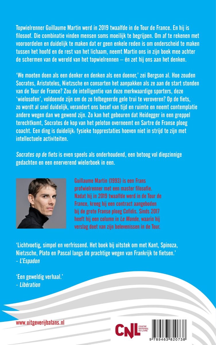 Socrates op de fiets - back cover