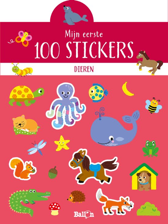 Mijn eerste 100 stickers 0 - Dieren - cover