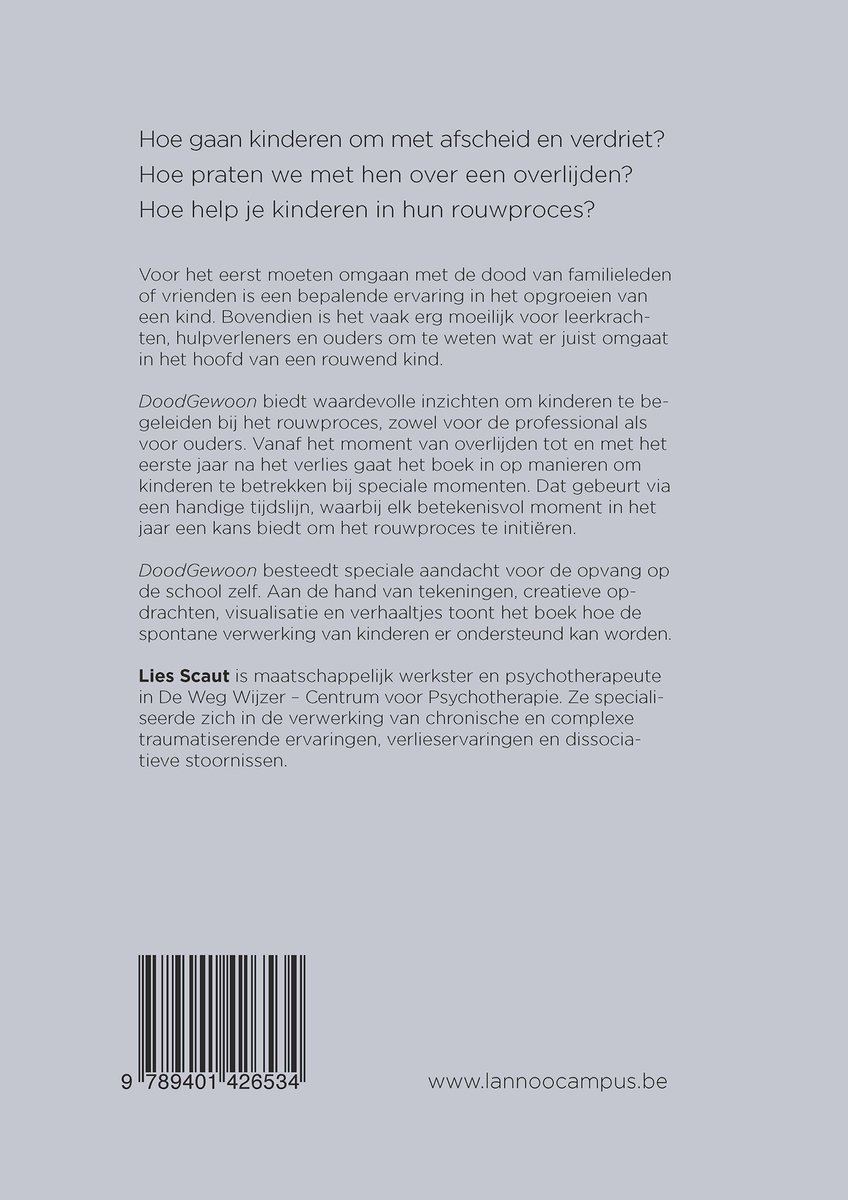 Doodgewoon - back cover