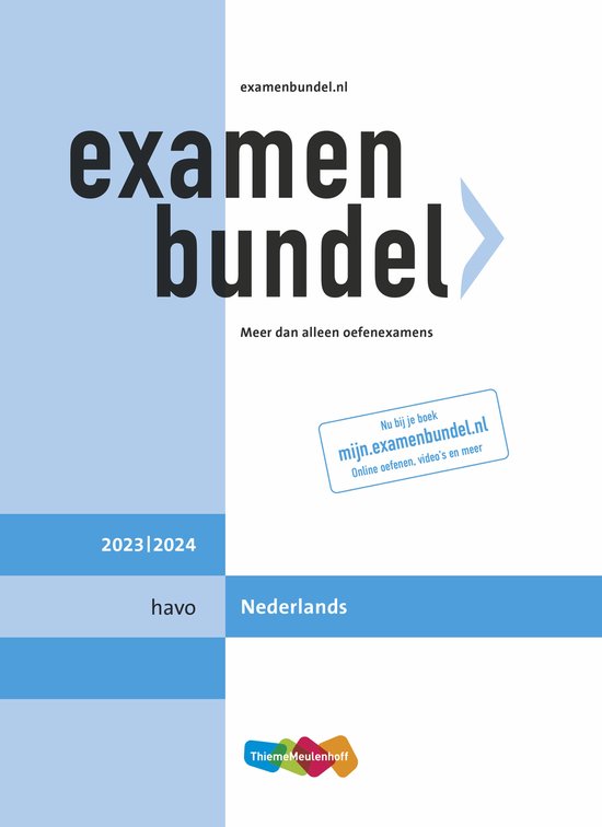 Examenbundel havo Nederlands 2023/2024 - cover