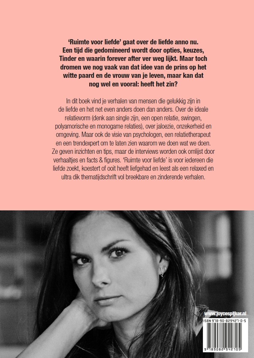 Ruimte voor liefde - back cover